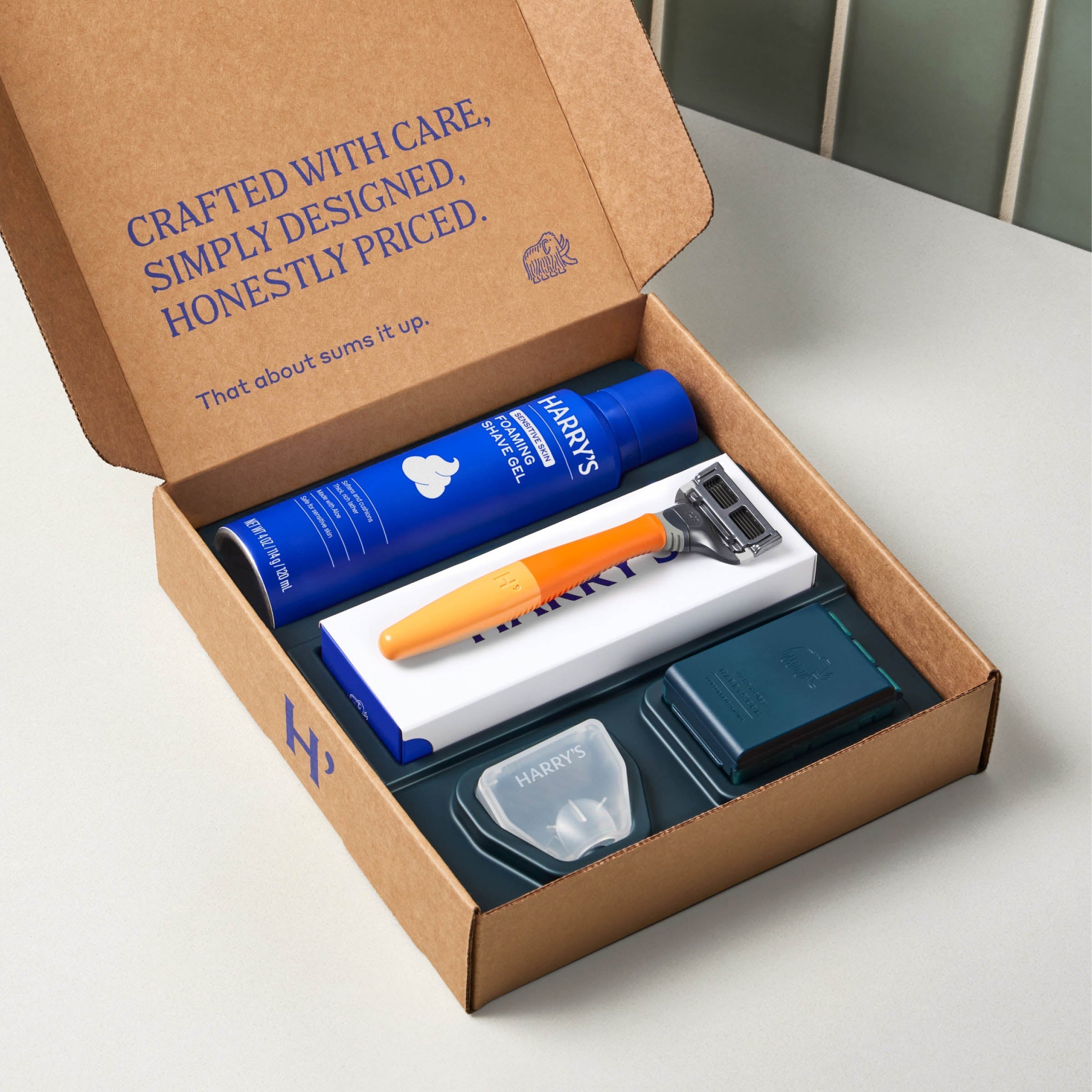 Harry's Original Shave Set / Original - Ember / Shave Cream