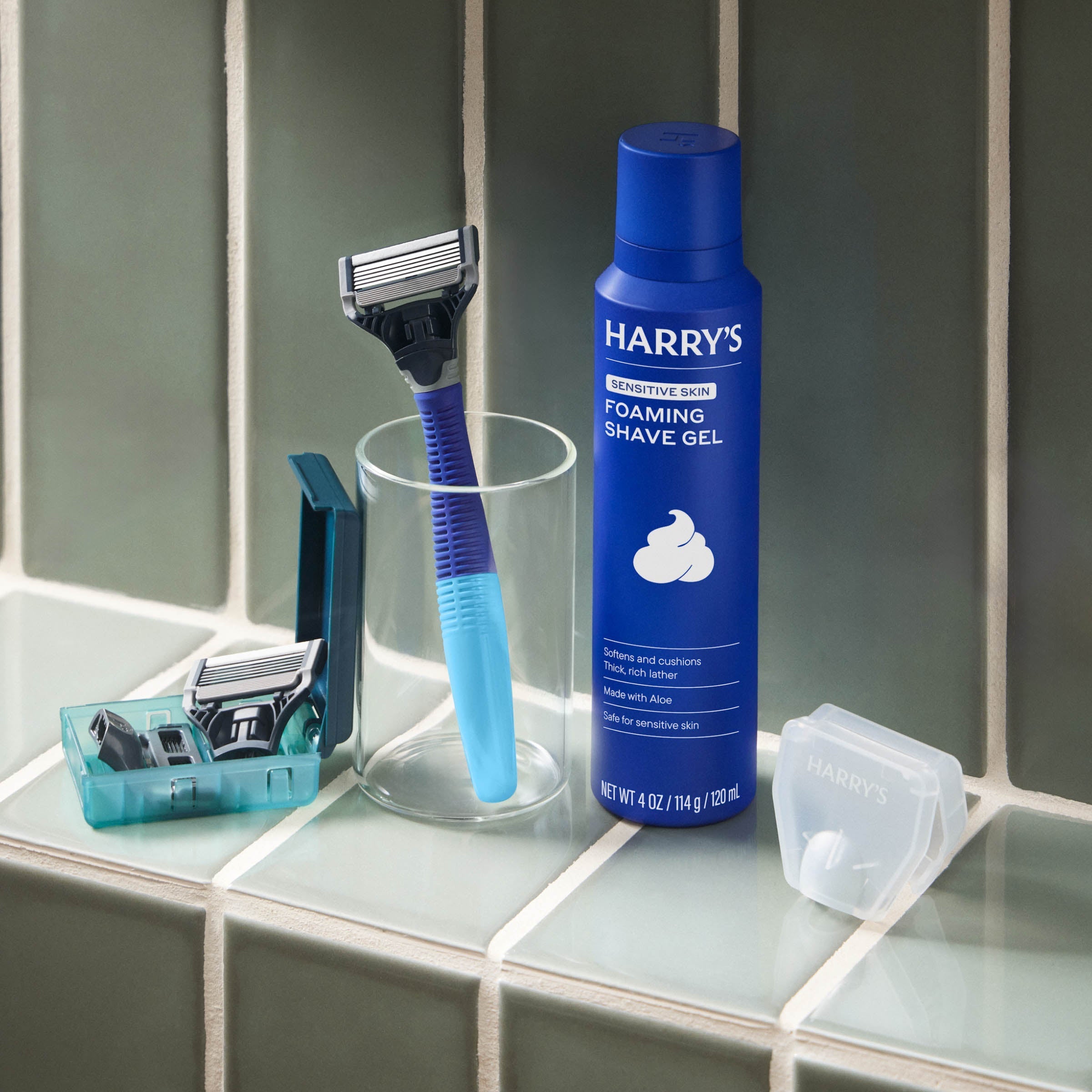 Harry's Original Shave Set / Original - Ocean / Shave Cream