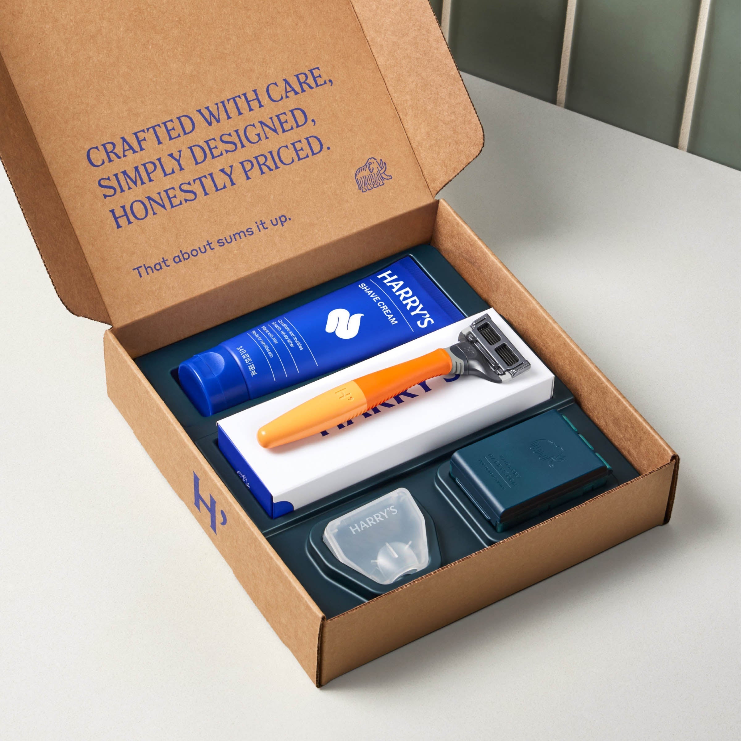 Harry's Original Shave Set / Original - Ember / Shave Cream