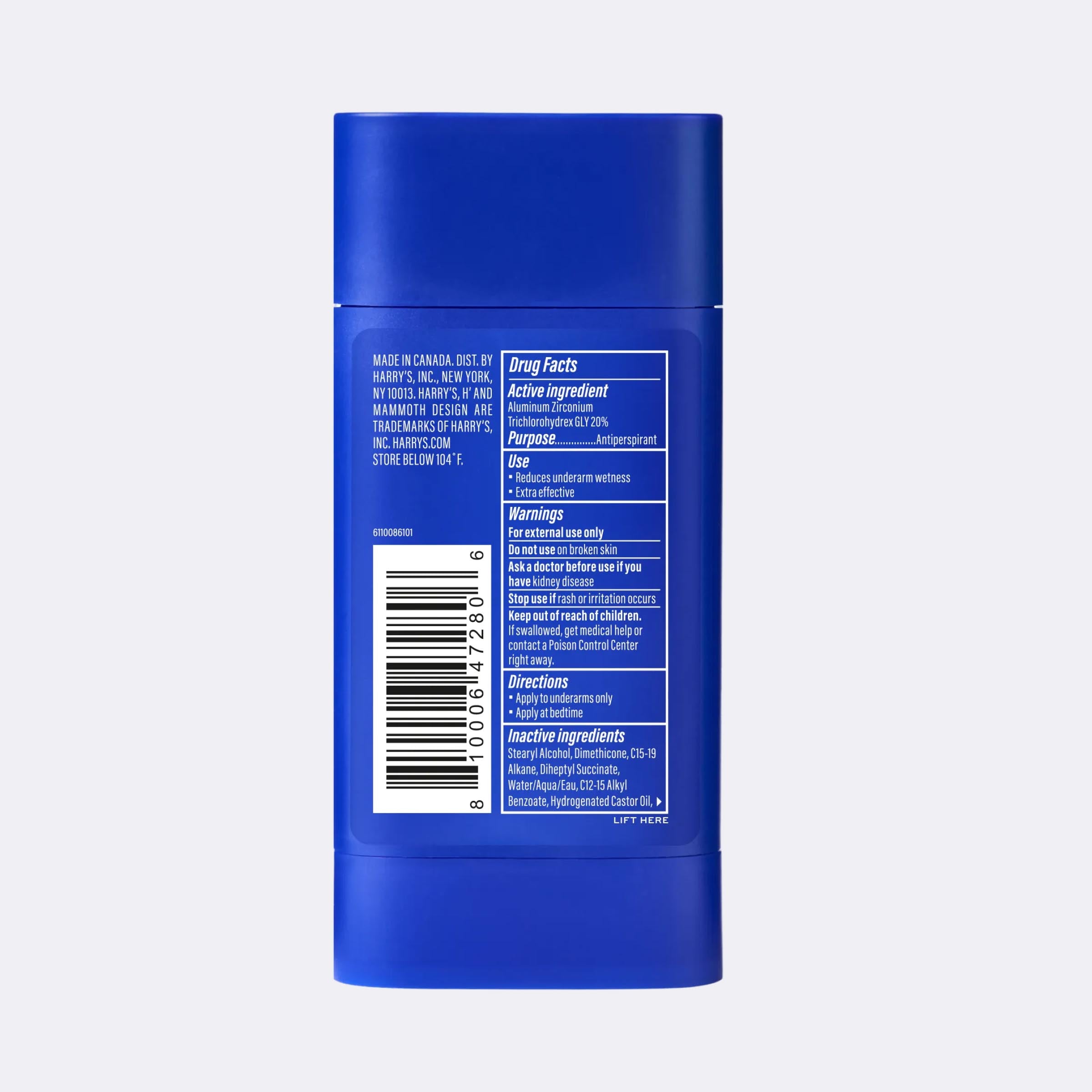 Redwood Extra-Strength Antiperspirant | 72 HR Sweat &amp; Odor Protection