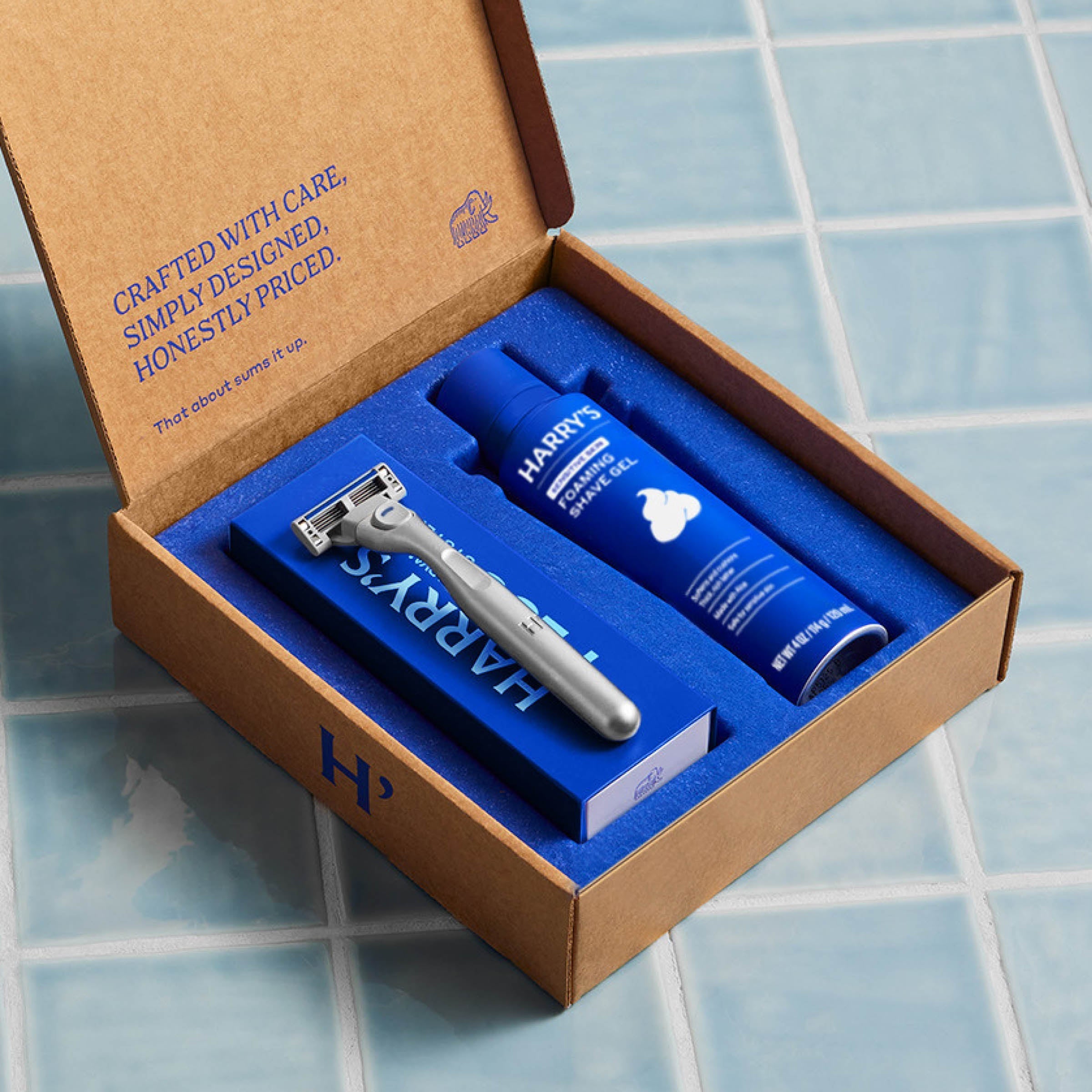 Harry's Plus Shave Set / Plus - Clay / Shave Cream