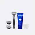 Harry's Original Chrome Shave Sets / Chrome - Graphite / Shave Cream