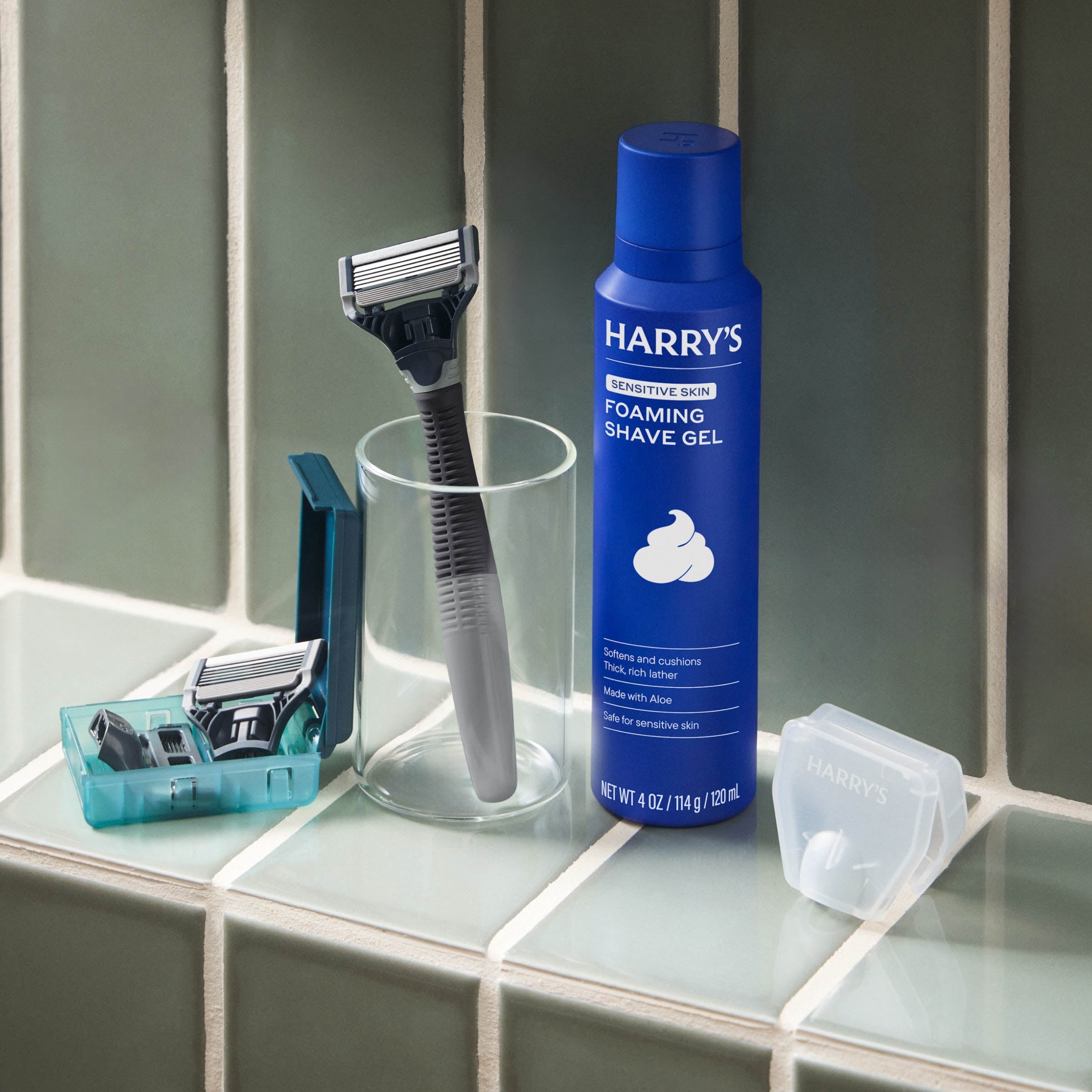 Harry's Original Shave Set / Original - Charcoal / Shave Cream